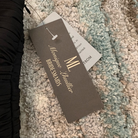 NWT Monique Lhuillier ‘Cationic’ Ruched Dress - Picture 9 of 11